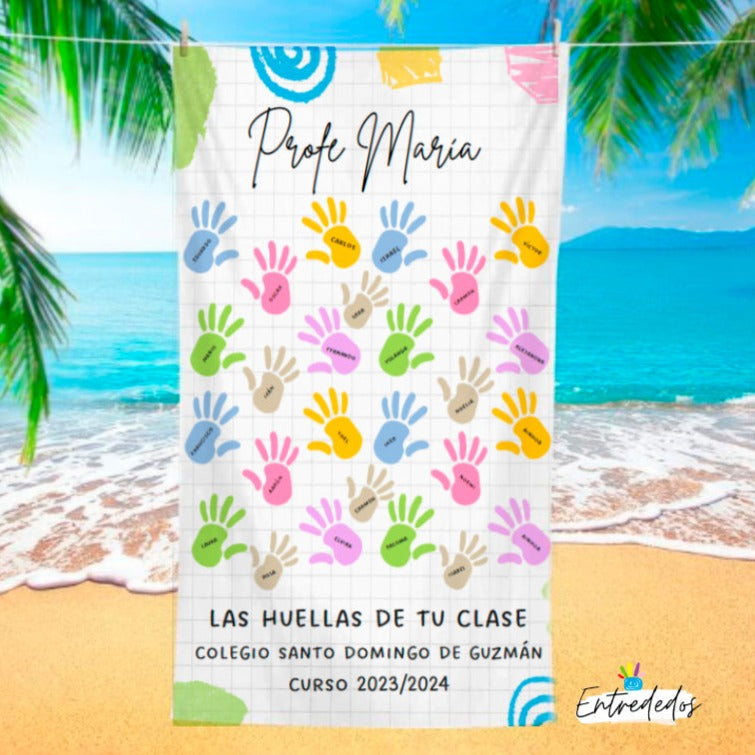 regalos personalizados – toalla personalizada con nombre Entrededos