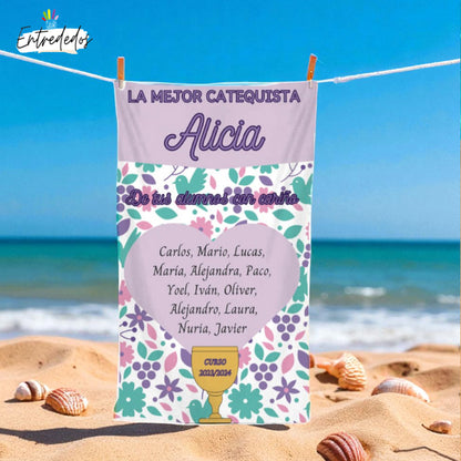 regalos personalizados – toalla personalizada con nombre Entrededos