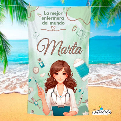 regalos personalizados – toalla personalizada con nombre Entrededos