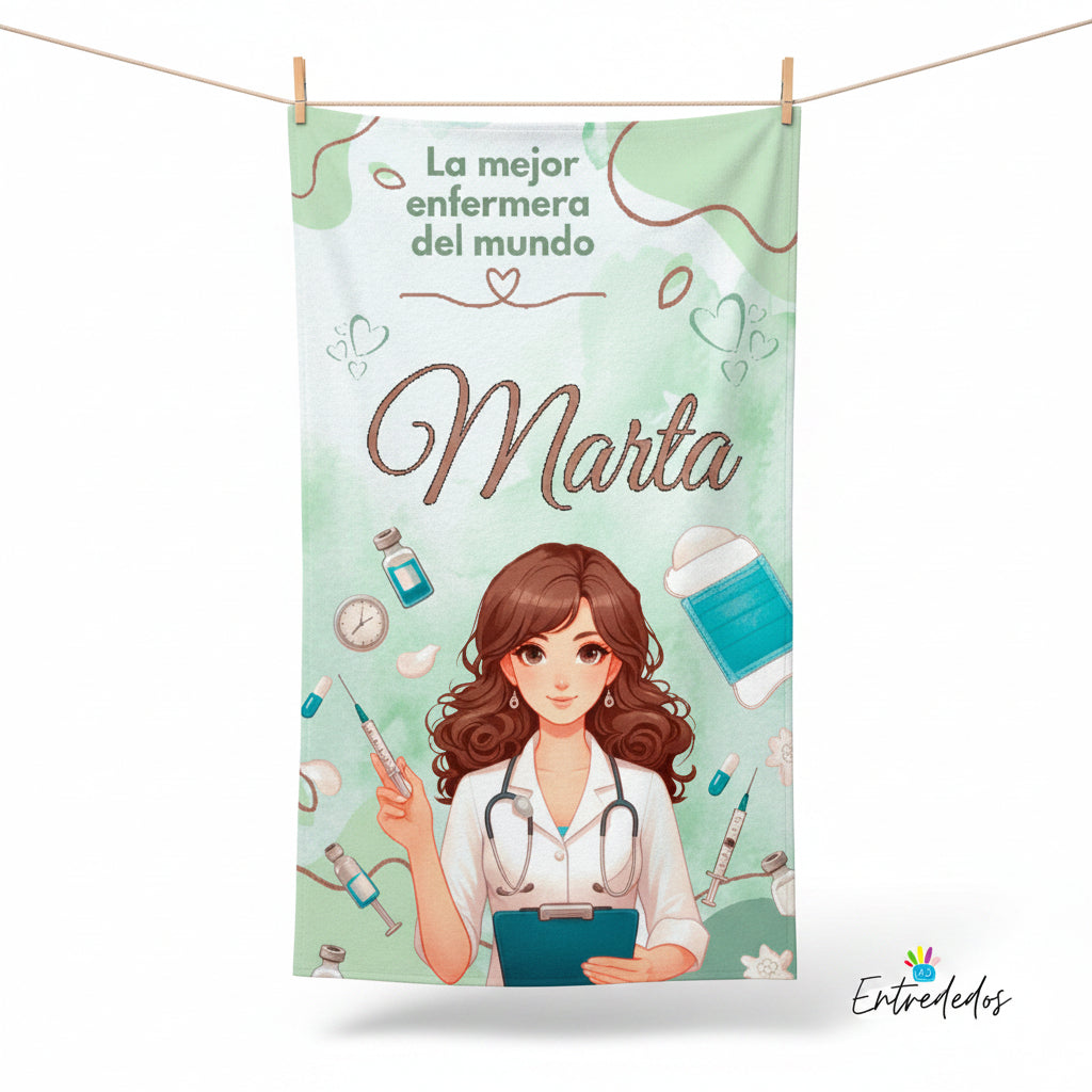 regalos personalizados – toalla personalizada con nombre Entrededos