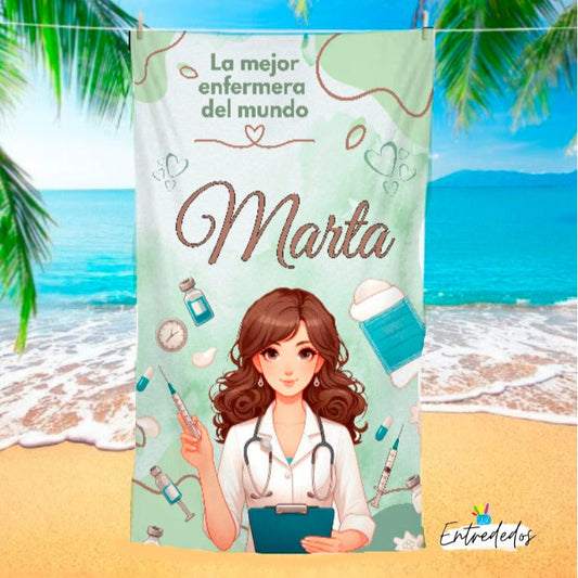 regalos personalizados – toalla personalizada con nombre Entrededos