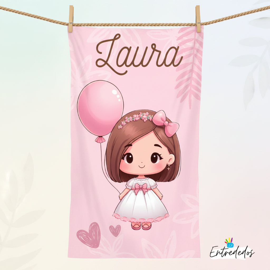 regalos personalizados – toalla personalizada con nombre Entrededos