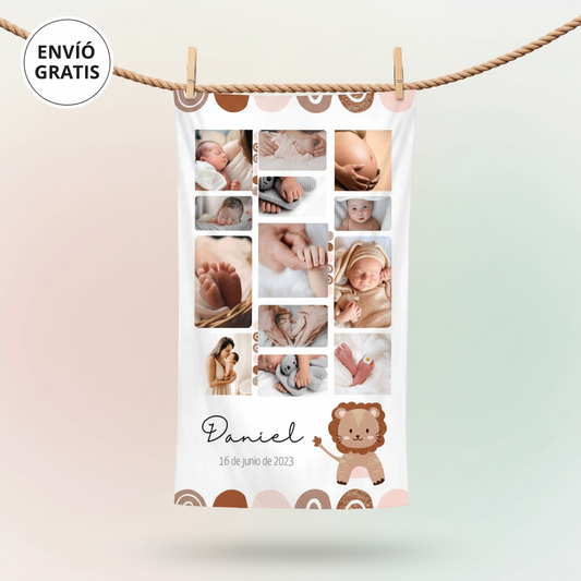 Toallas personalizadas a Full Print  CON 2 FOTOGRAFÍAS