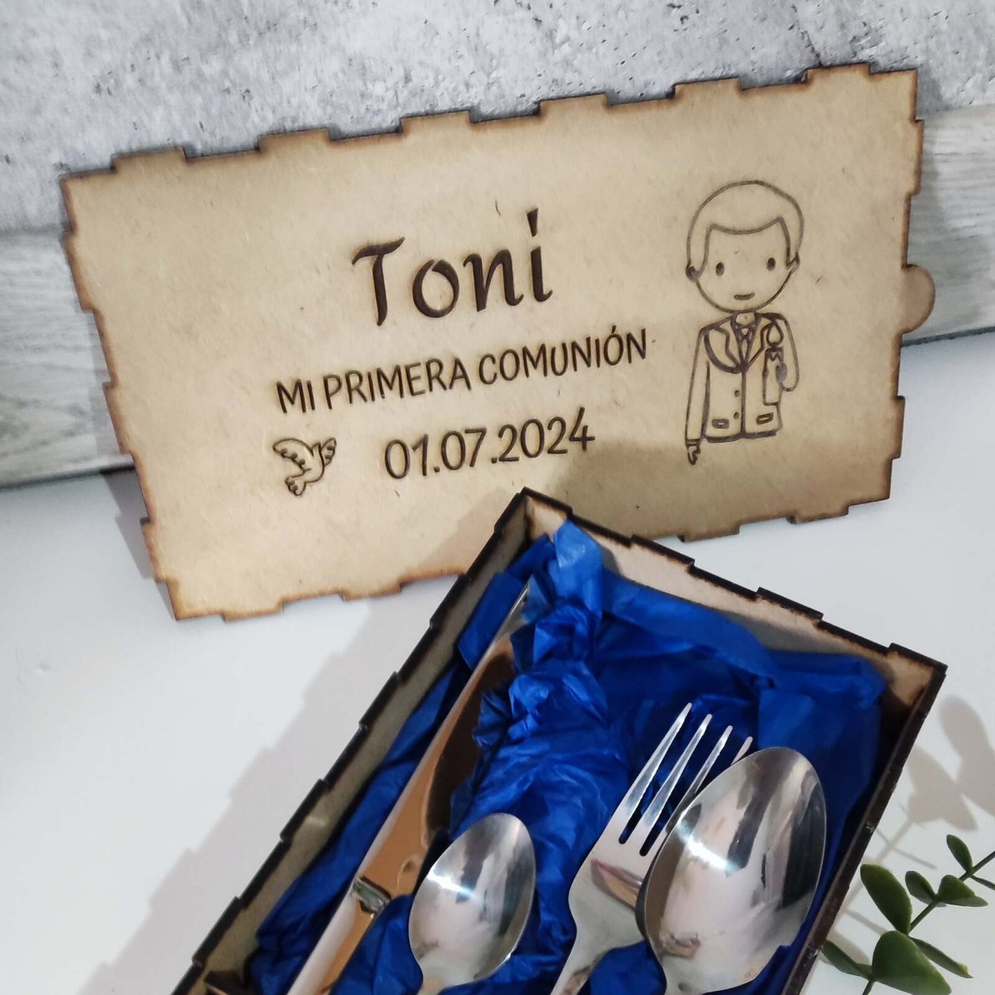 cubiertos personalizados – regalo original Entrededos