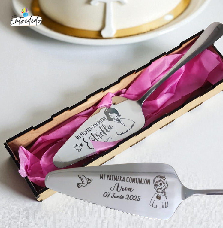 pala de tarta personalizada – regalo original Entrededos
