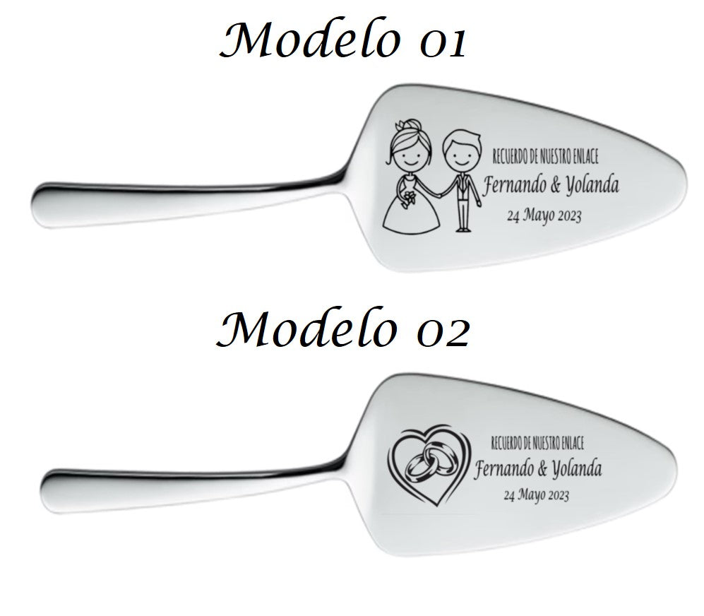 pala de tarta personalizada – regalo original Entrededos