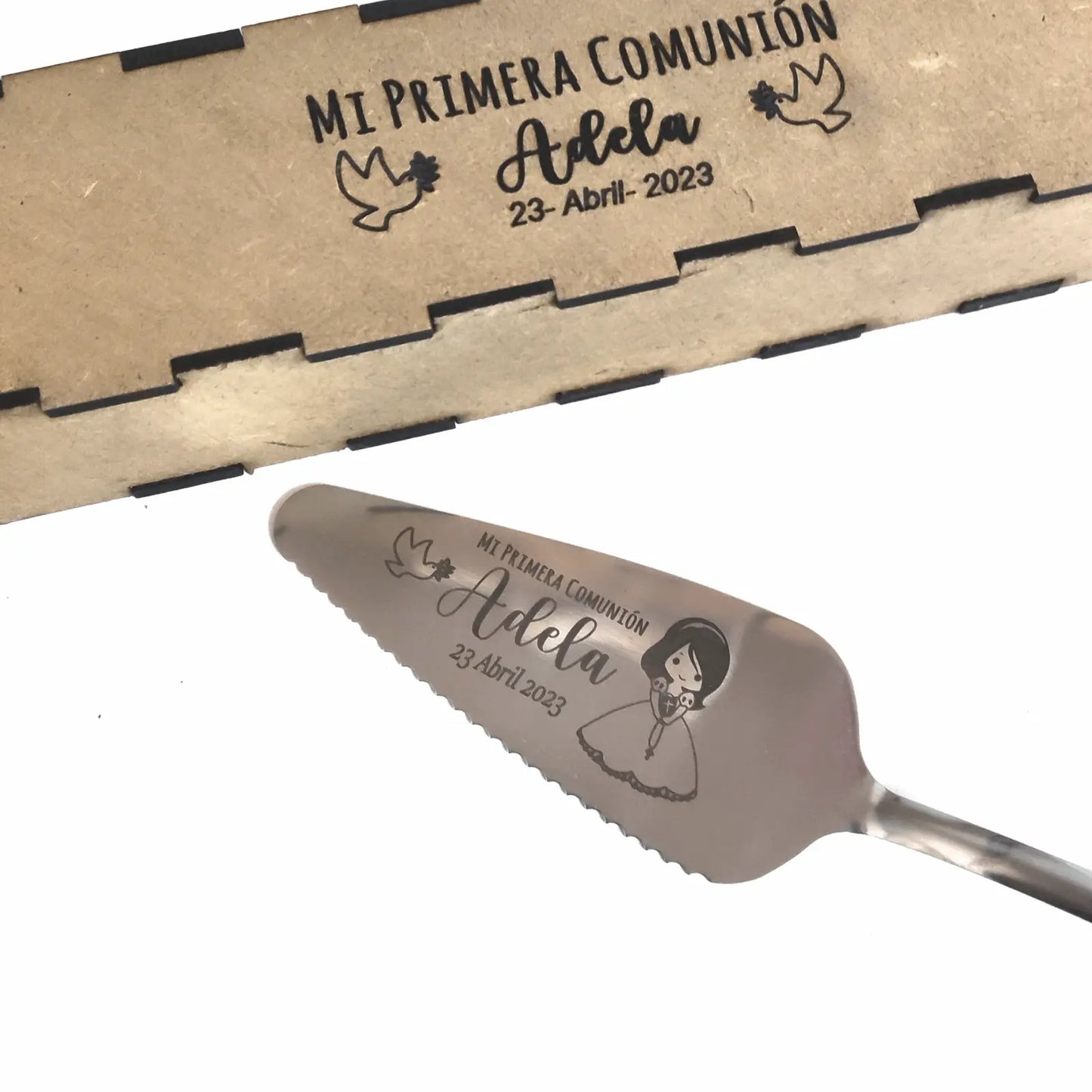 pala de tarta personalizada – regalo original Entrededos