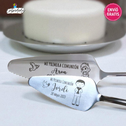 Pala para tarta personalizada SIN CAJA: ¡Hazla única!