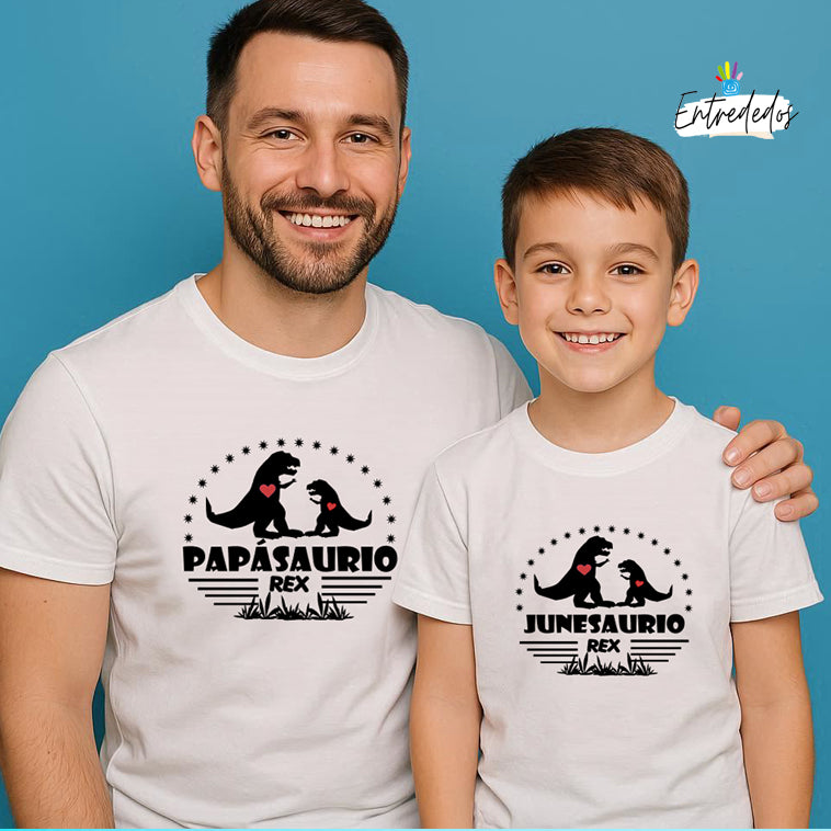 Camisetas a juego padre e hijo personalizadas
