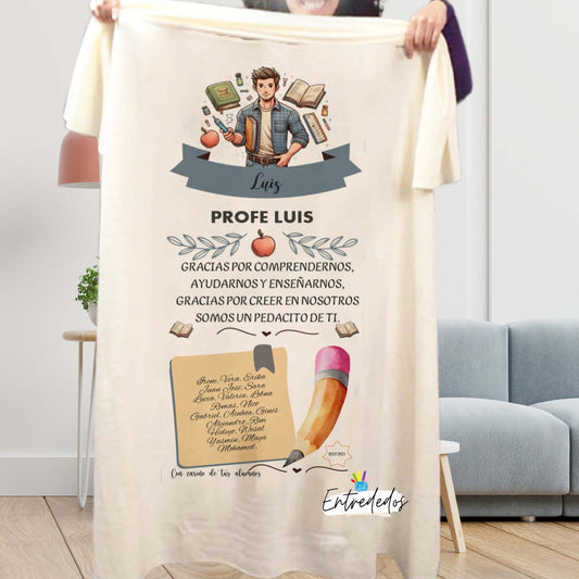 regalos personalizados – manta personalizada Entrededos