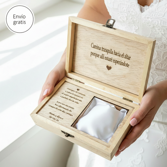 Caja de madera personalizada: el regalo perfecto para ella