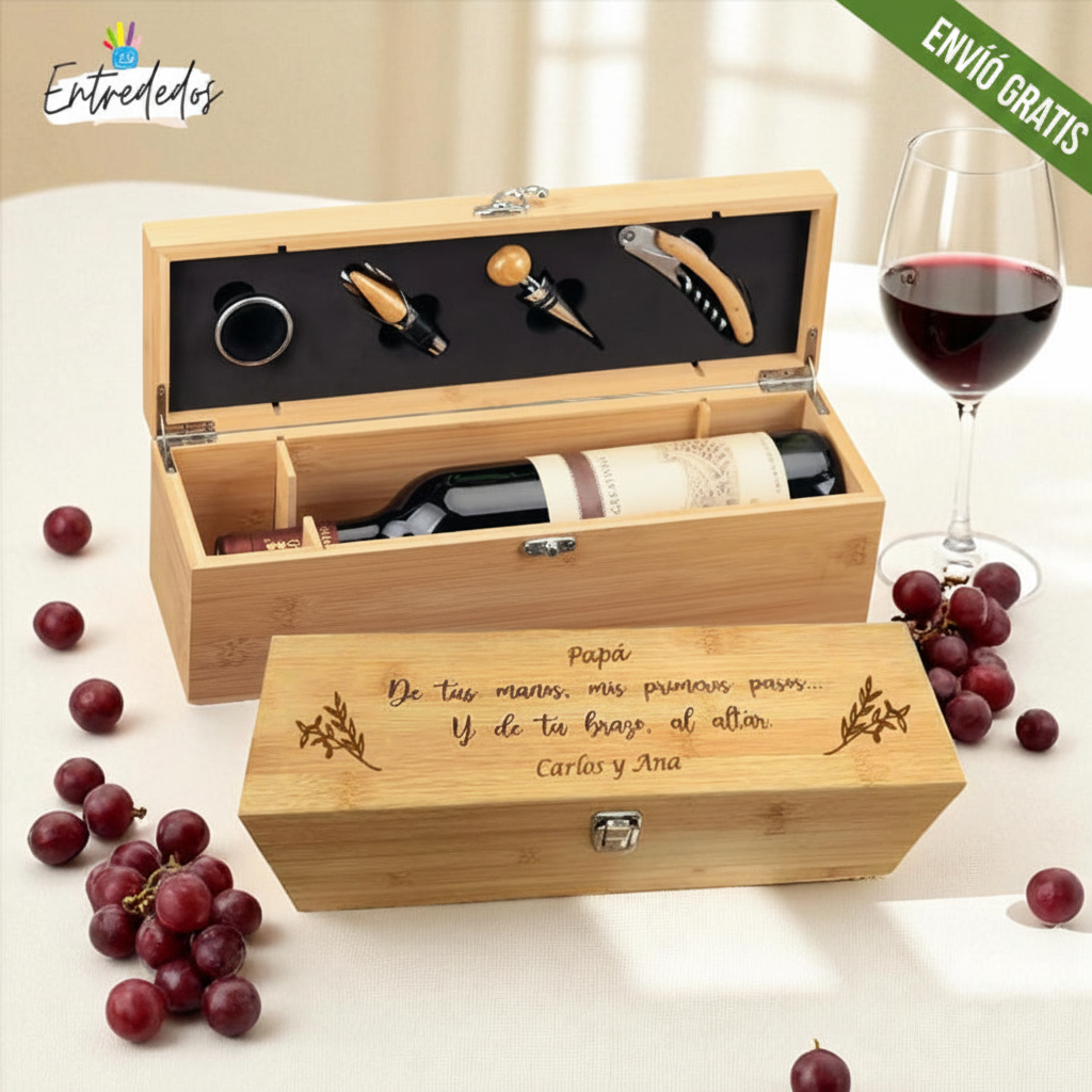 Set de vino personalizado: el regalo perfecto