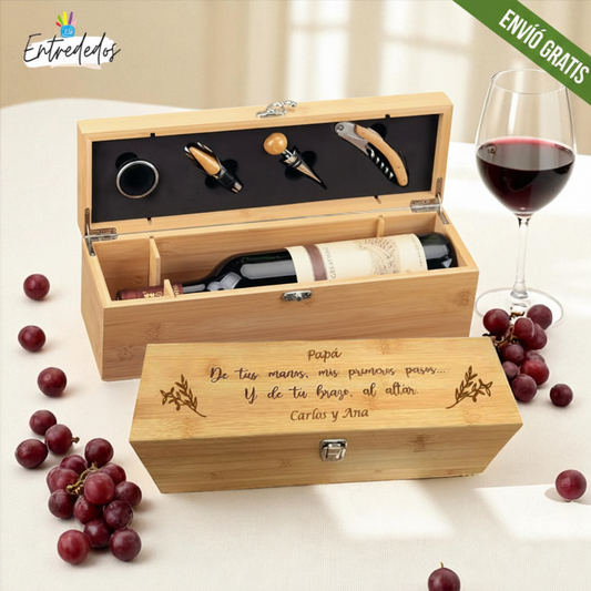 Set de vino personalizado: el regalo perfecto