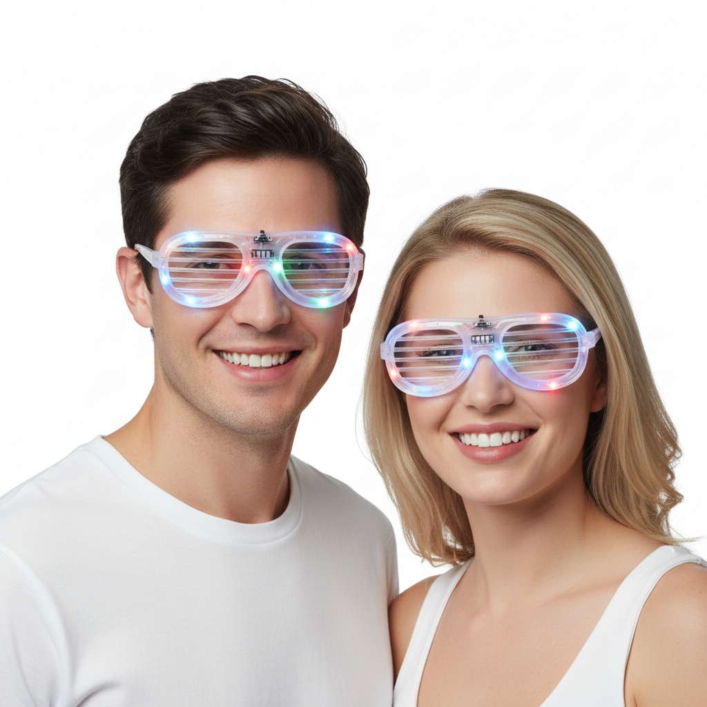 Gafas luminosas con led para fiestas