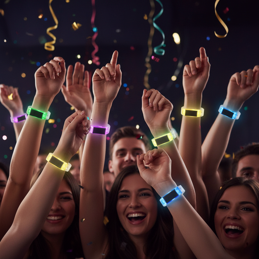 Pulsera con luces Leds ideal para fiestas