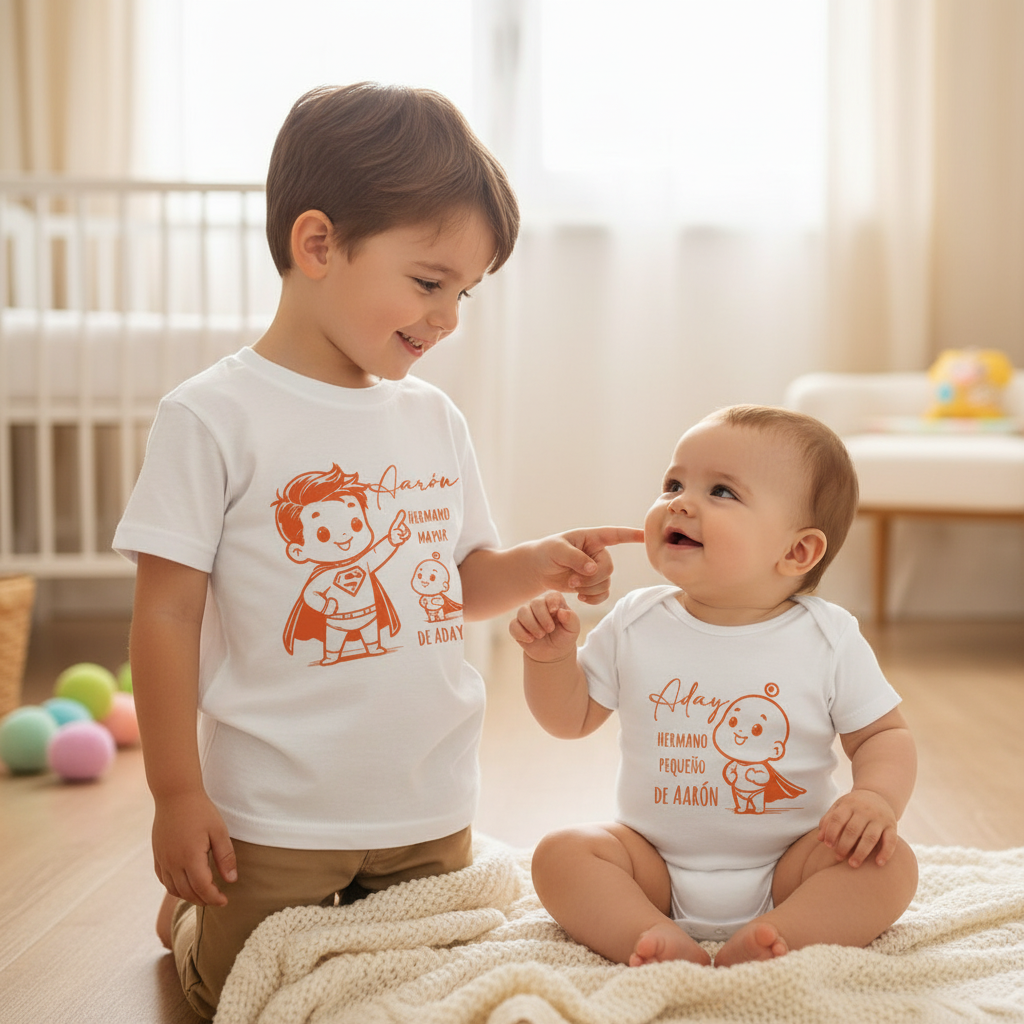 Camisetas Personalizadas para Hermanos –  Super Hermanos