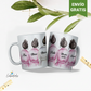 Taza damas de honor con "6 DAMAS + NOVIA"