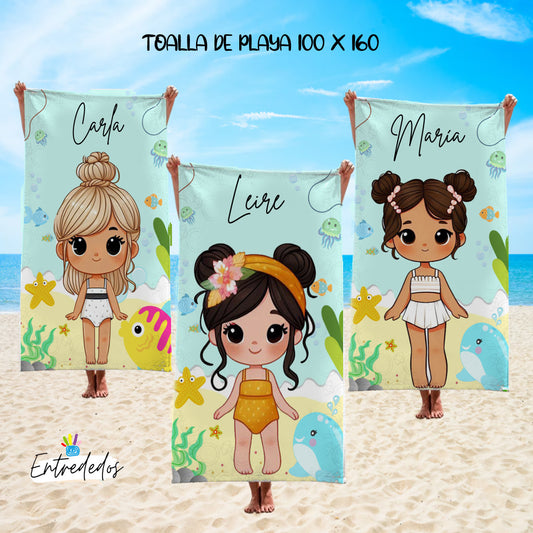 regalos personalizados – toalla personalizada con nombre Entrededos