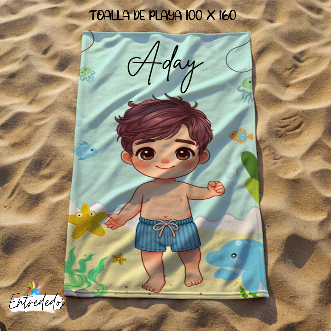 regalos personalizados – bolsa de playa personalizada Entrededos