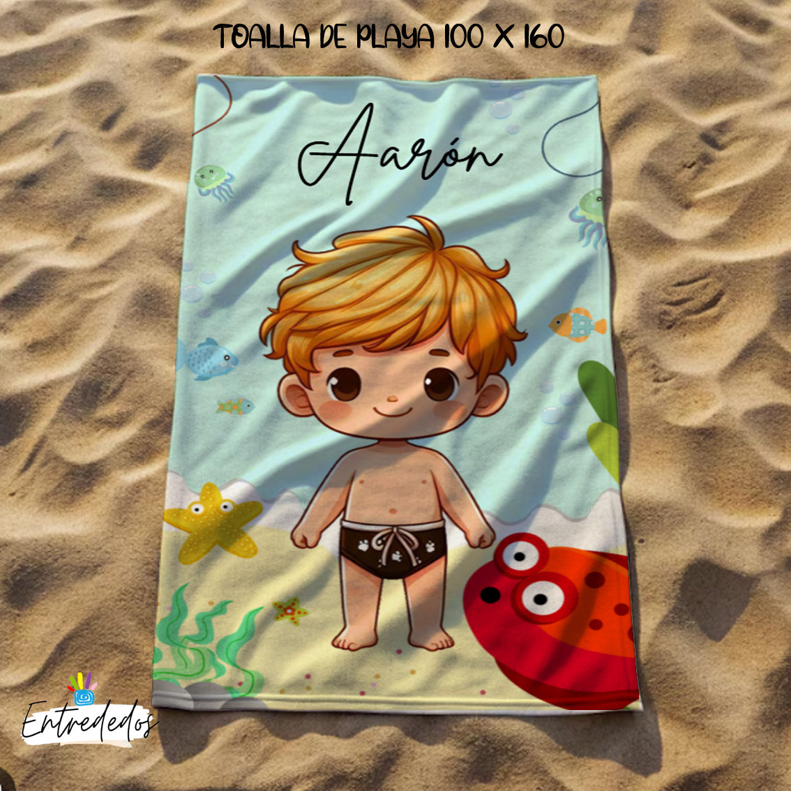 regalos personalizados – bolsa de playa personalizada Entrededos