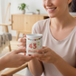 Taza personalizada de cumpleaños con número y nombre