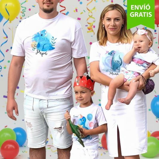 Camisetas Personalizadas Familiares para Fiestas