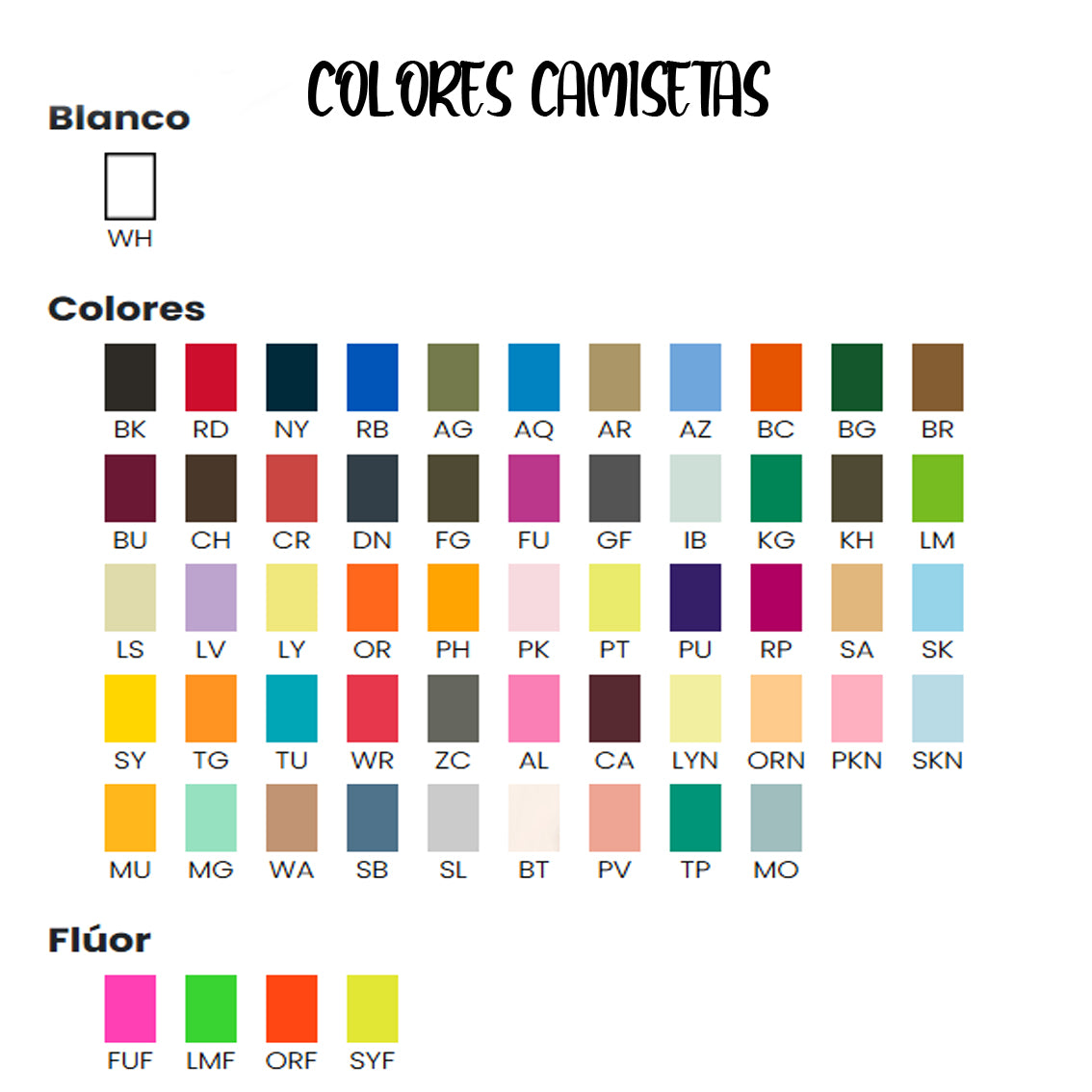 COLORES