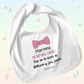 Baberos para Comunión y Boda – Diseño Exclusivo pajarita Rosa