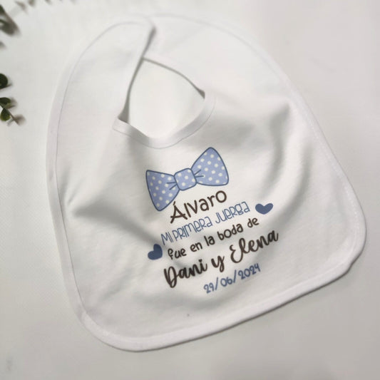babero personalizado – regalo original para bebés Entrededos