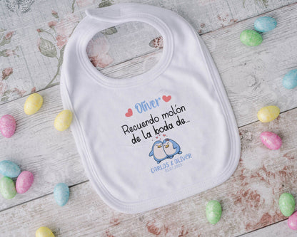 babero personalizado – regalo original para bebés Entrededos