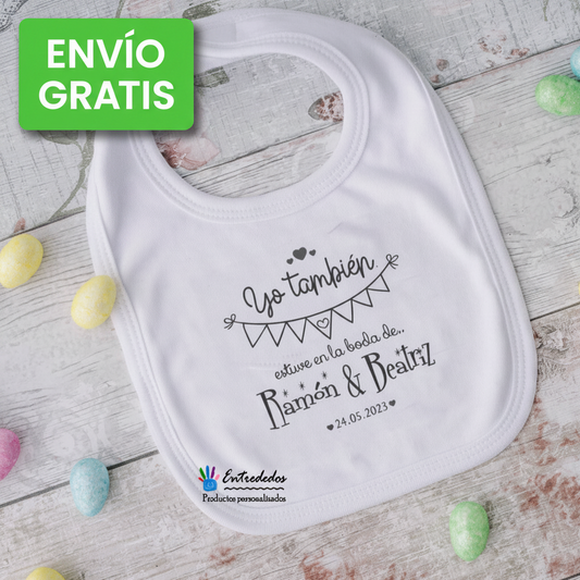 Baberos Personalizados diseño banderines