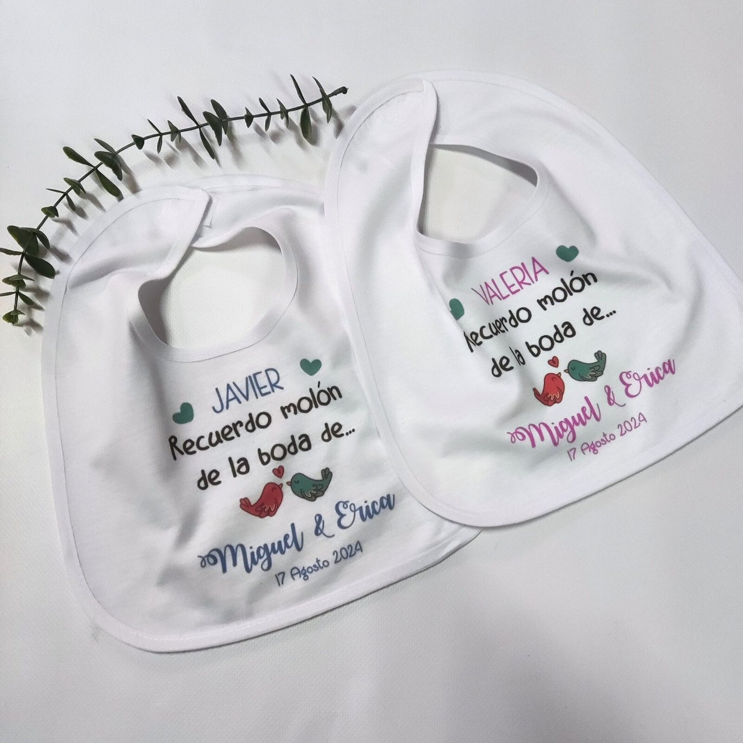 babero personalizado – regalo original para bebés Entrededos