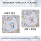 babero personalizado – regalo original para bebés Entrededos