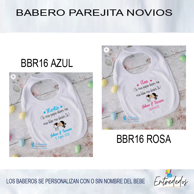 babero personalizado – regalo original para bebés Entrededos