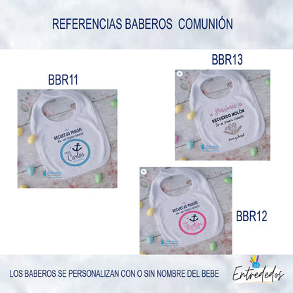 babero personalizado – regalo original para bebés Entrededos