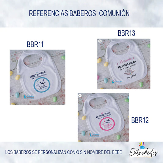 babero personalizado – regalo original para bebés Entrededos