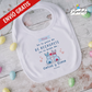 Baberos Divertidos para Bodas con Nombres