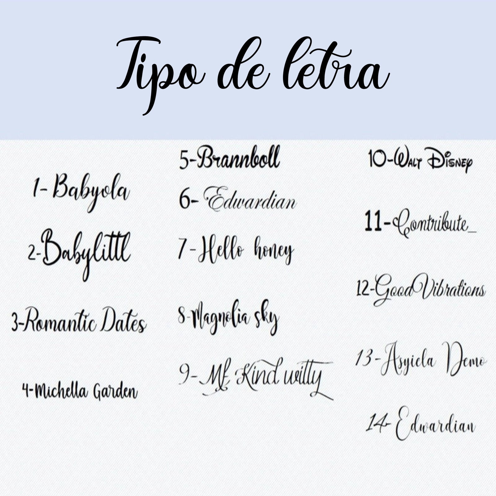 letra