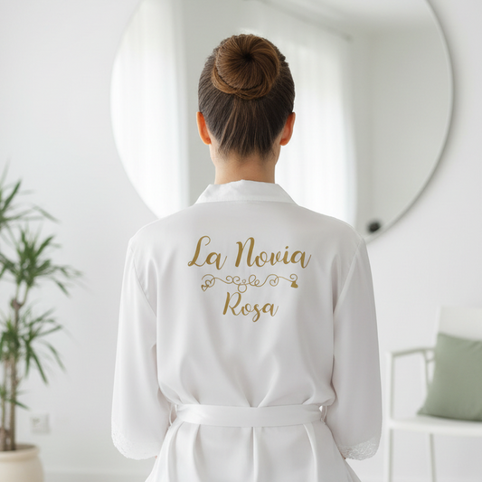 Bata de novia personalizada 2302: lujo y estilo premium