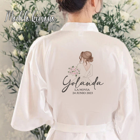 bata personalizada para novias – regalo original Entrededos
