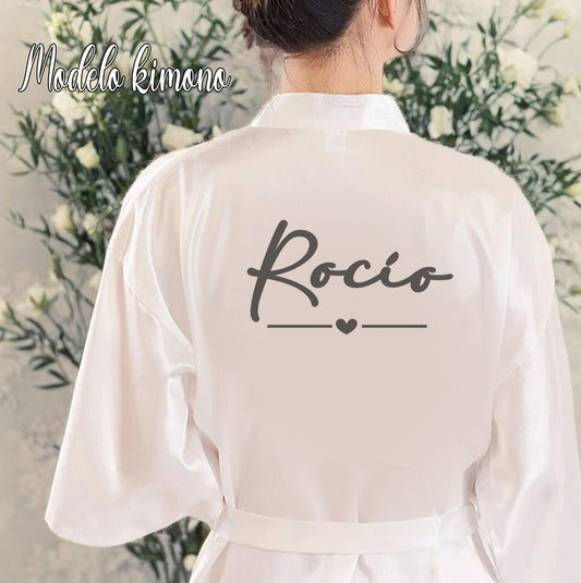 bata personalizada para novias – regalo original Entrededos