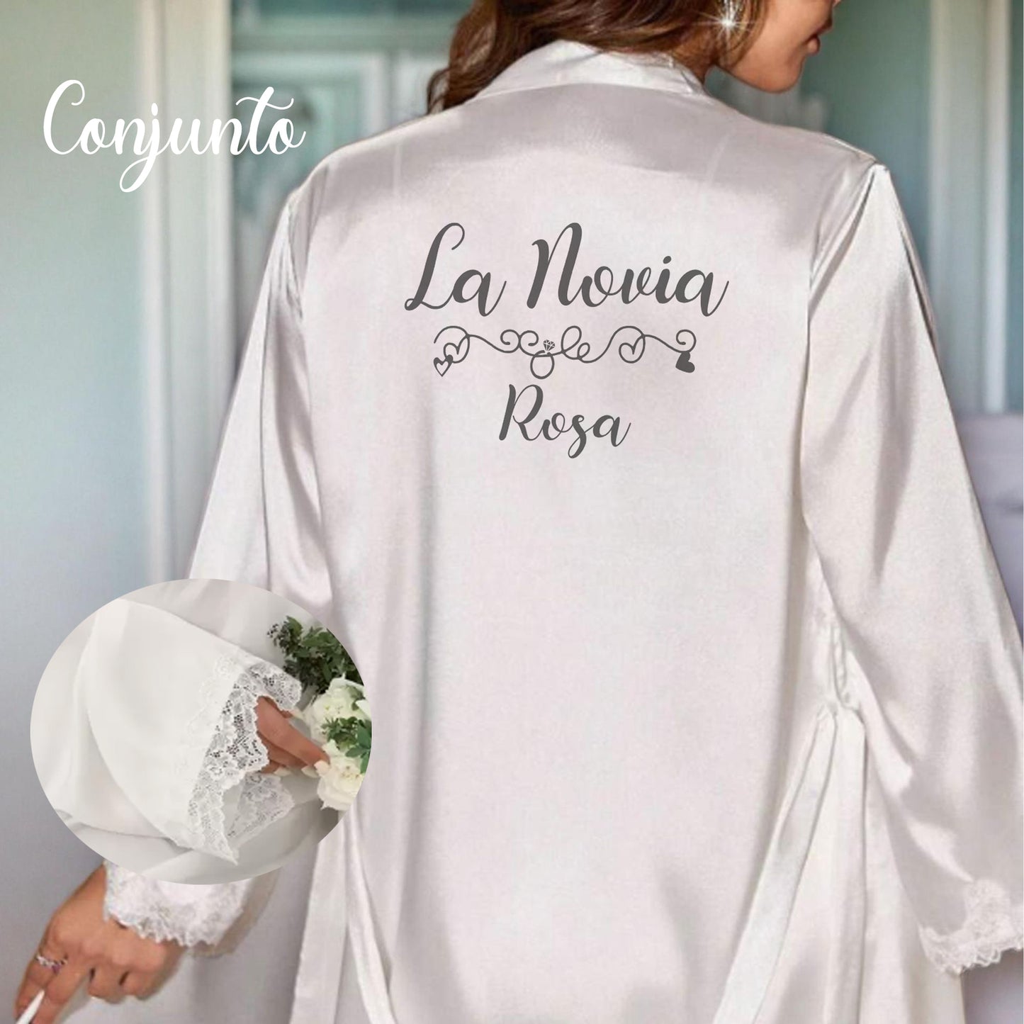 bata personalizada para novias – regalo original Entrededos
