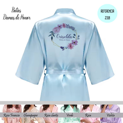 bata personalizada para damas de honor – regalo original Entrededos