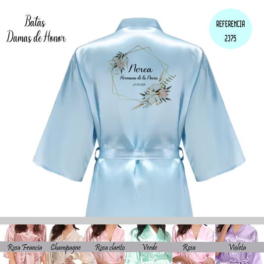 bata personalizada para damas de honor – regalo original Entrededos