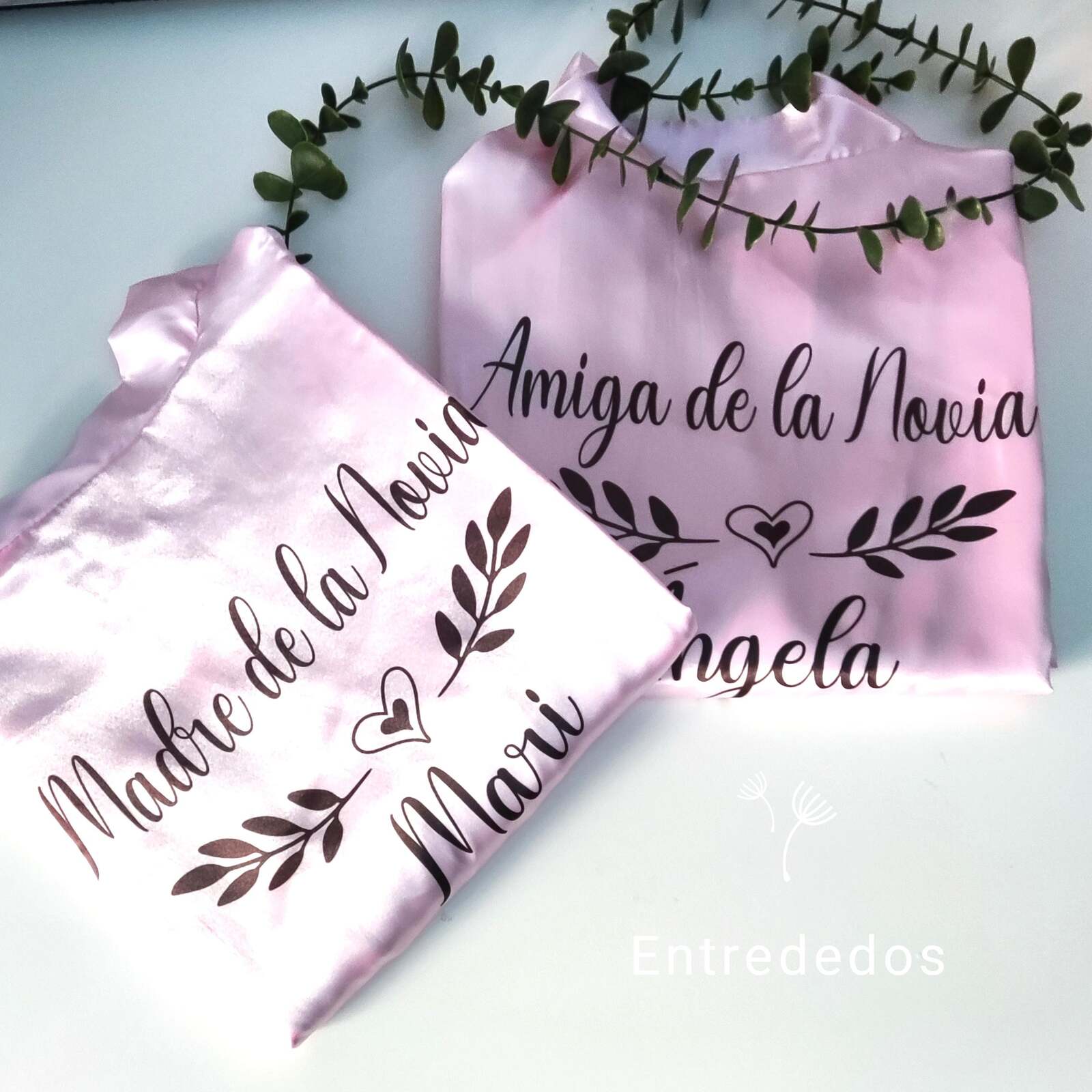 bata personalizada para damas de honor – regalo original Entrededos