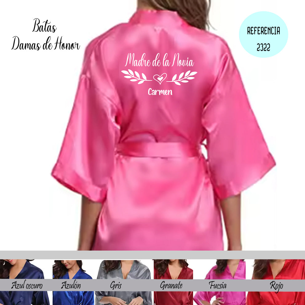 bata personalizada para damas de honor – regalo original Entrededos
