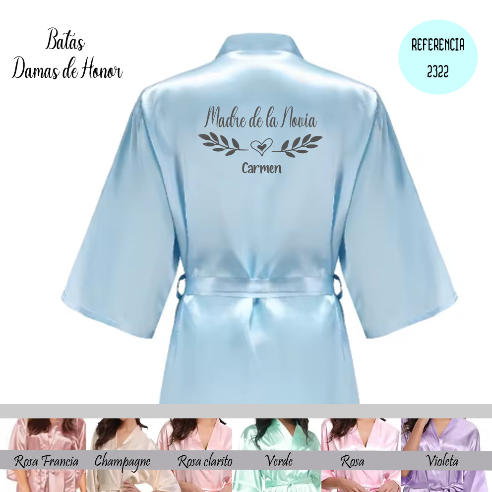 bata personalizada para damas de honor – regalo original Entrededos