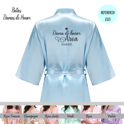 bata personalizada para damas de honor – regalo original Entrededos