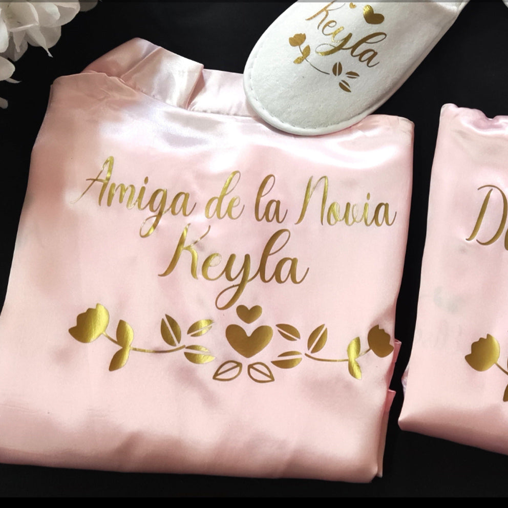 bata personalizada para damas de honor – regalo original Entrededos