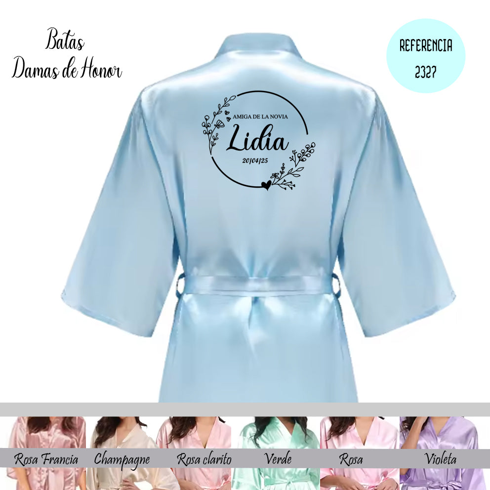 bata personalizada para novias – regalo original Entrededos